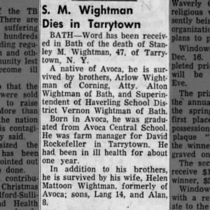 Obituary for S. M. Wightman